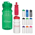 Poly-Clear 20 Oz. Fitness Bottle With Super Sipper Lid